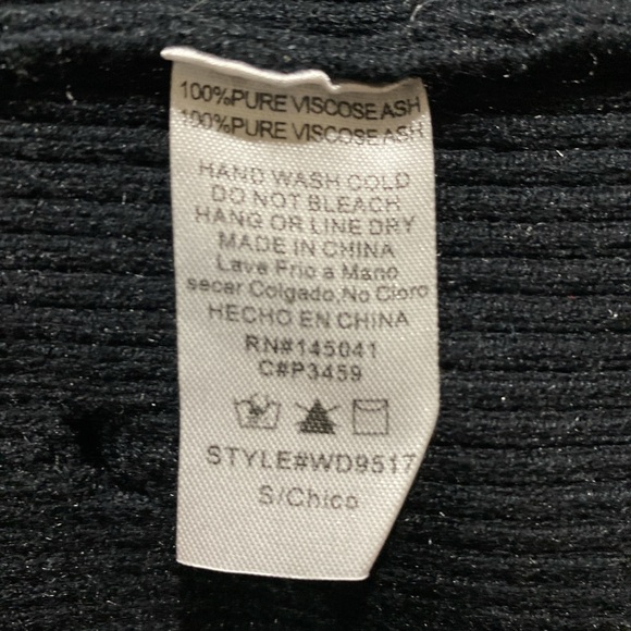 NWOT Dolls Kill Black Distressed Turtleneck Dress, Size Small - Picture 6 of 7